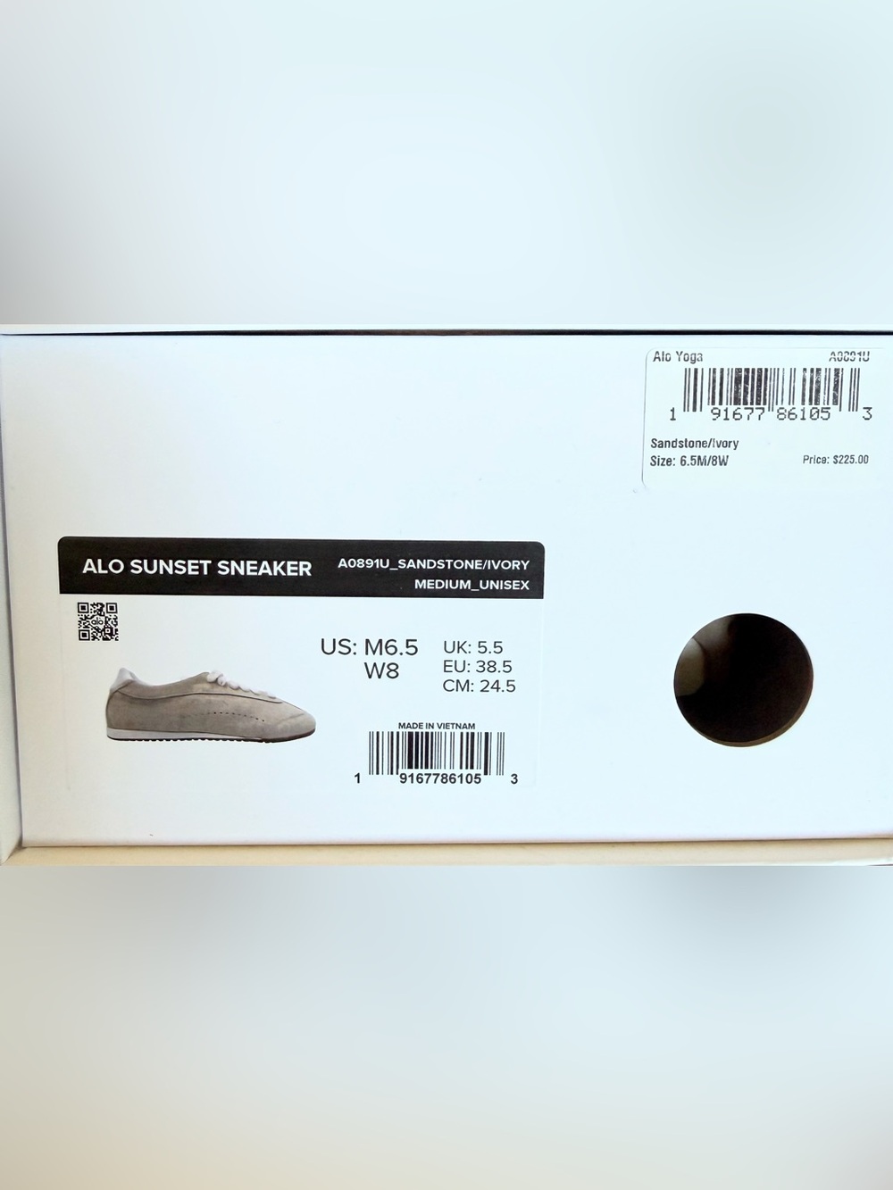 Alo Yoga- Sunset Sneakers in Sandstone/Ivory (NIB) - Picture 3 of 13